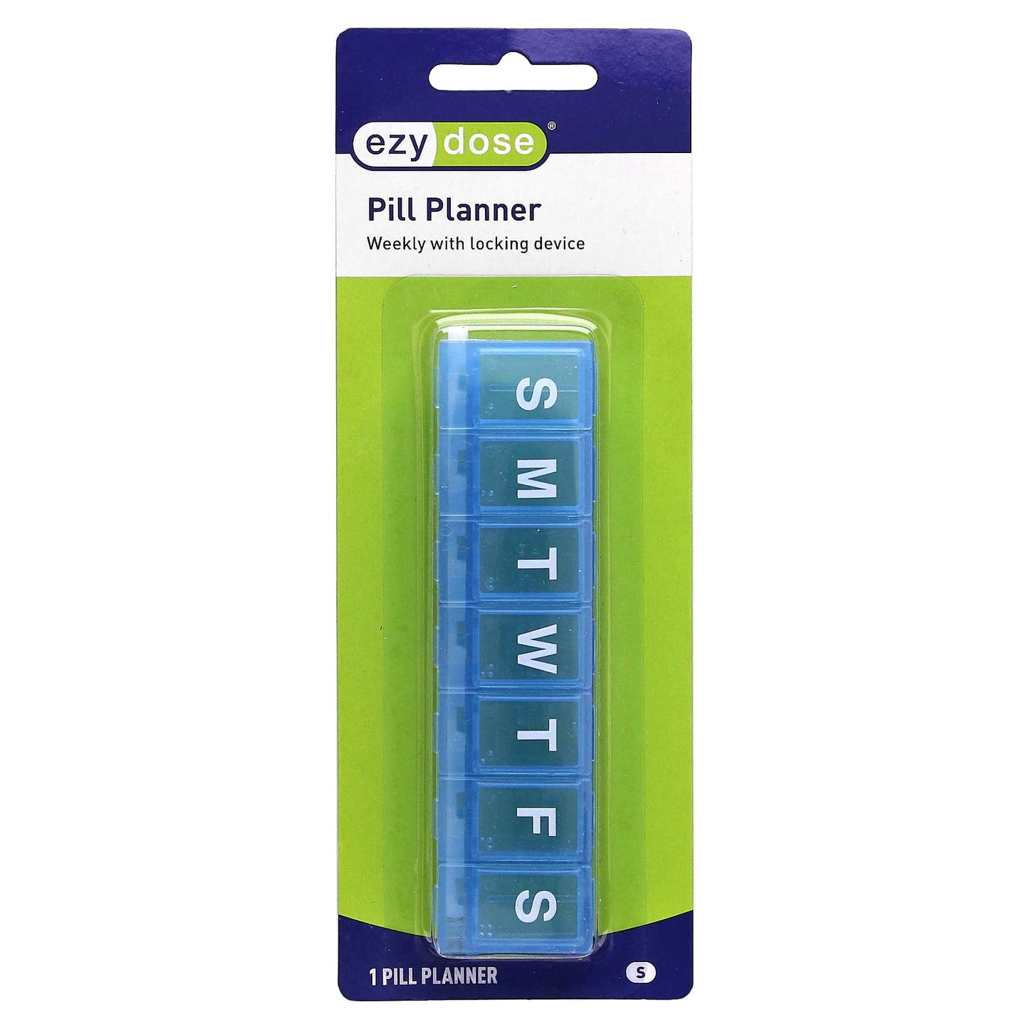 Weekly Pill Planner with Locking Device - Ezy Dose Small - Image 1
