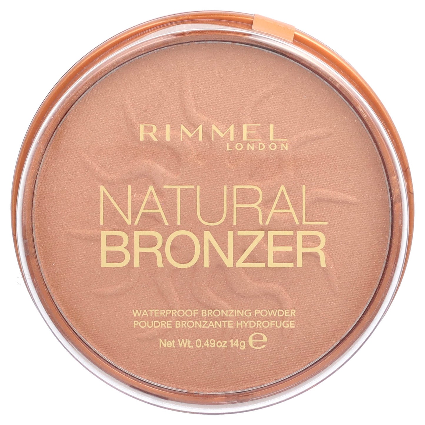 Rimmel London, Natural Bronzer, Waterproof Bronzing Powder, 027 Sun Dance, 0.49 oz (14 g) - Image 1