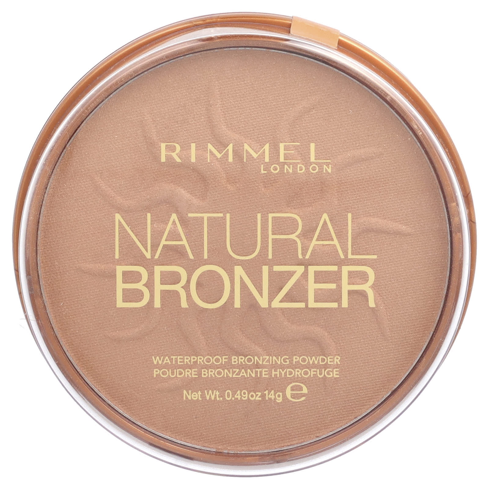 Rimmel London, Natural Bronzer, Waterproof Bronzing Powder, 027 Sun Dance, 0.49 oz (14 g) - Image 1