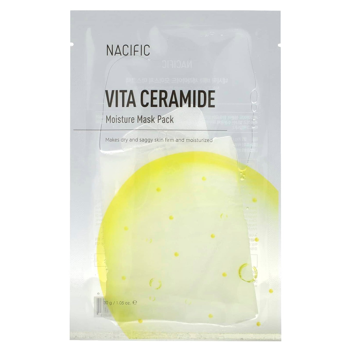 Nacific, Vita Ceramide, Moisture Beauty Mask Pack , 1 Sheet Mask, 1.05 oz (30 g) - Image 1