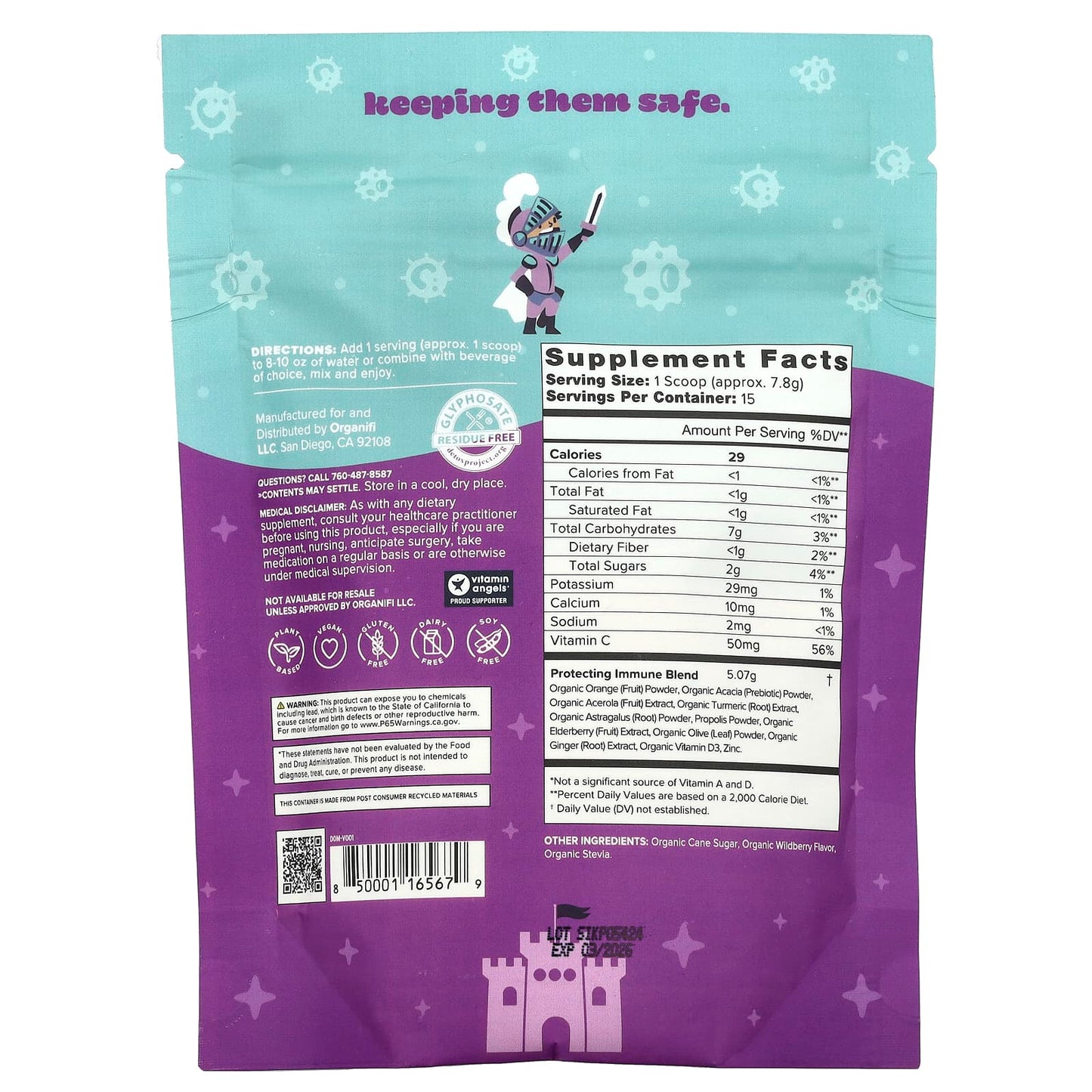 Organifi, Kids, Protect, 4.13 oz (117 g) - Image 2