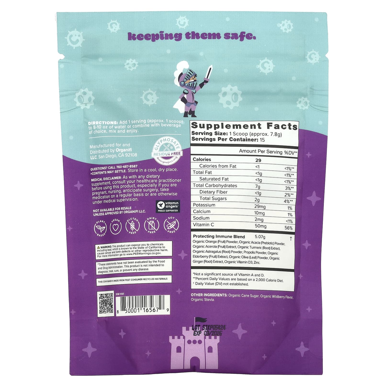 Organifi, Kids, Protect, 4.13 oz (117 g) - Image 2