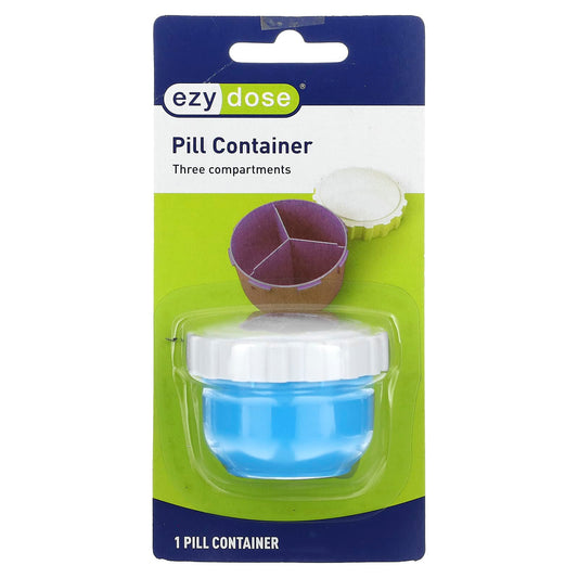 Three-Compartment Ezy Dose Pill Container - Easy Medication Management - Image 1