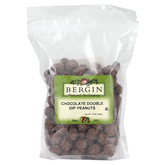 Delicious Chocolate Double Dip Peanuts by Bergin Fruit and Nut Company - 16 oz - Image 1