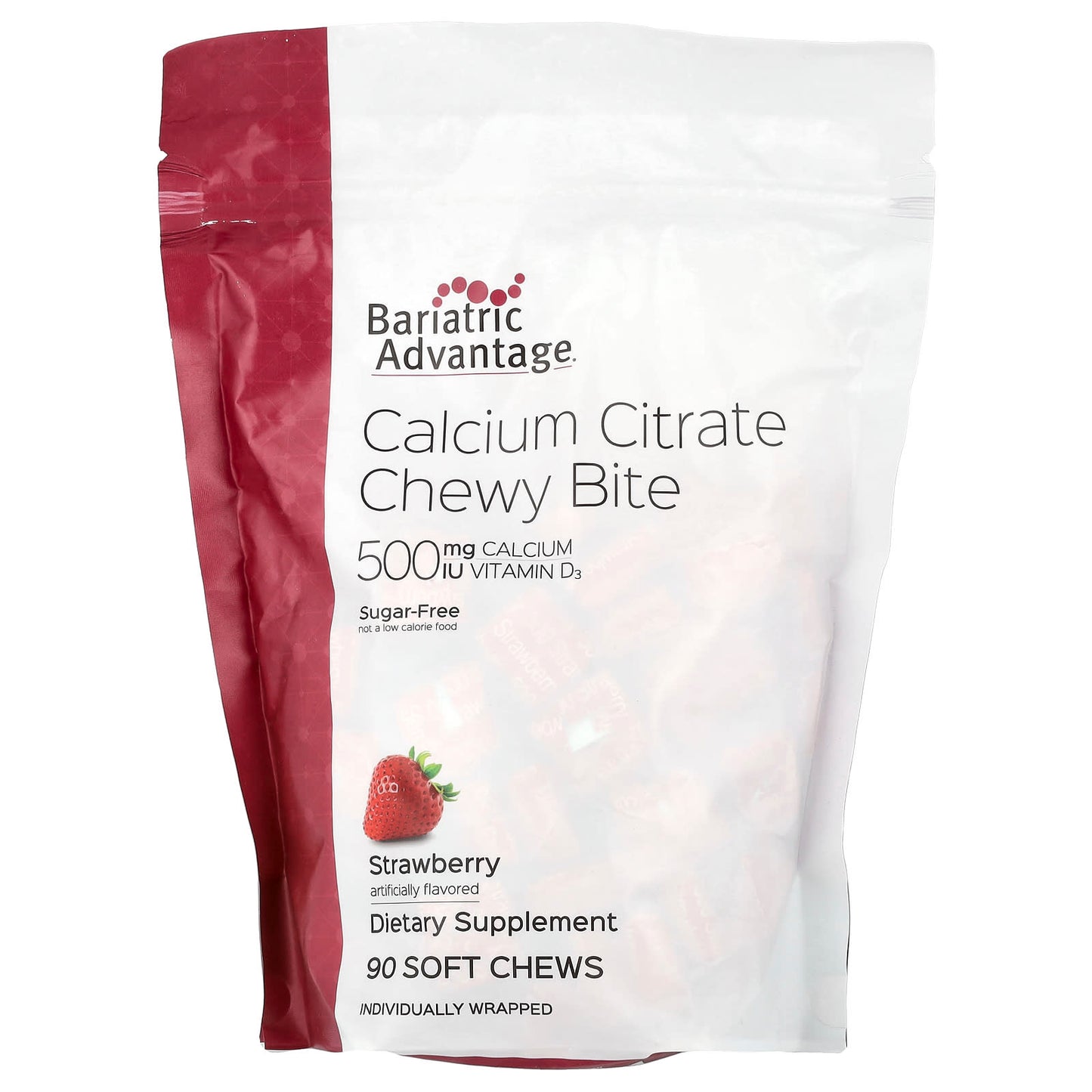 Bariatric Calcium Citrate Chewy Bites for Sugar-Free Nutrition - Image 1