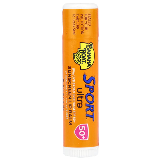 Protect Your Lips from the Sun with Banana Boat Sport Ultra Sunscreen Lip Balm, SPF 50+, 2 Pack - Image 1