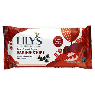 Lily's Sweets Semi-Sweet Baking Chips | Stevia Sweetened, No Sugar Added