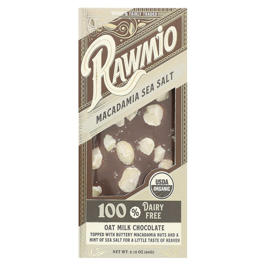 Rawmio, Macadamia Sea Salt Bark, 2.12 oz (60 g) - Image 1