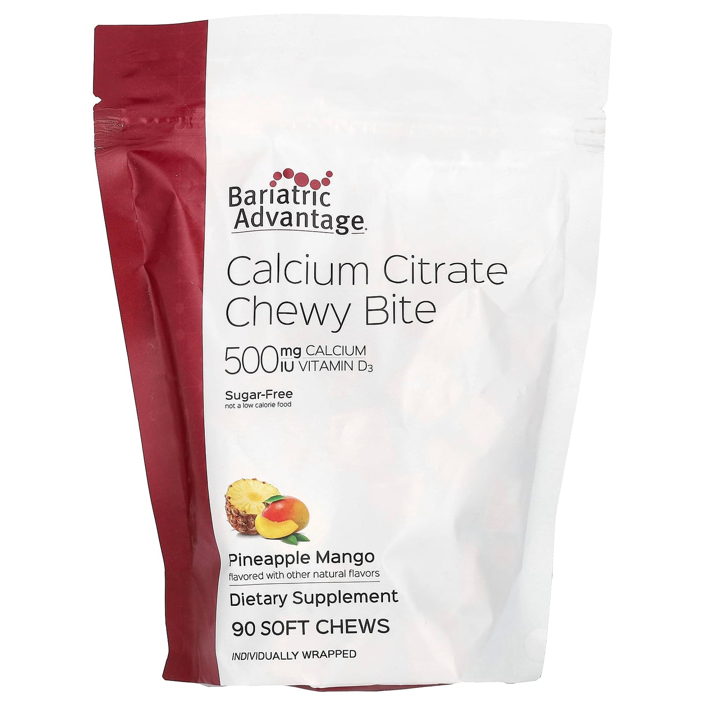 Bariatric Calcium Support for Gastric Patients, Sugar-Free Soft Chews - Image 1