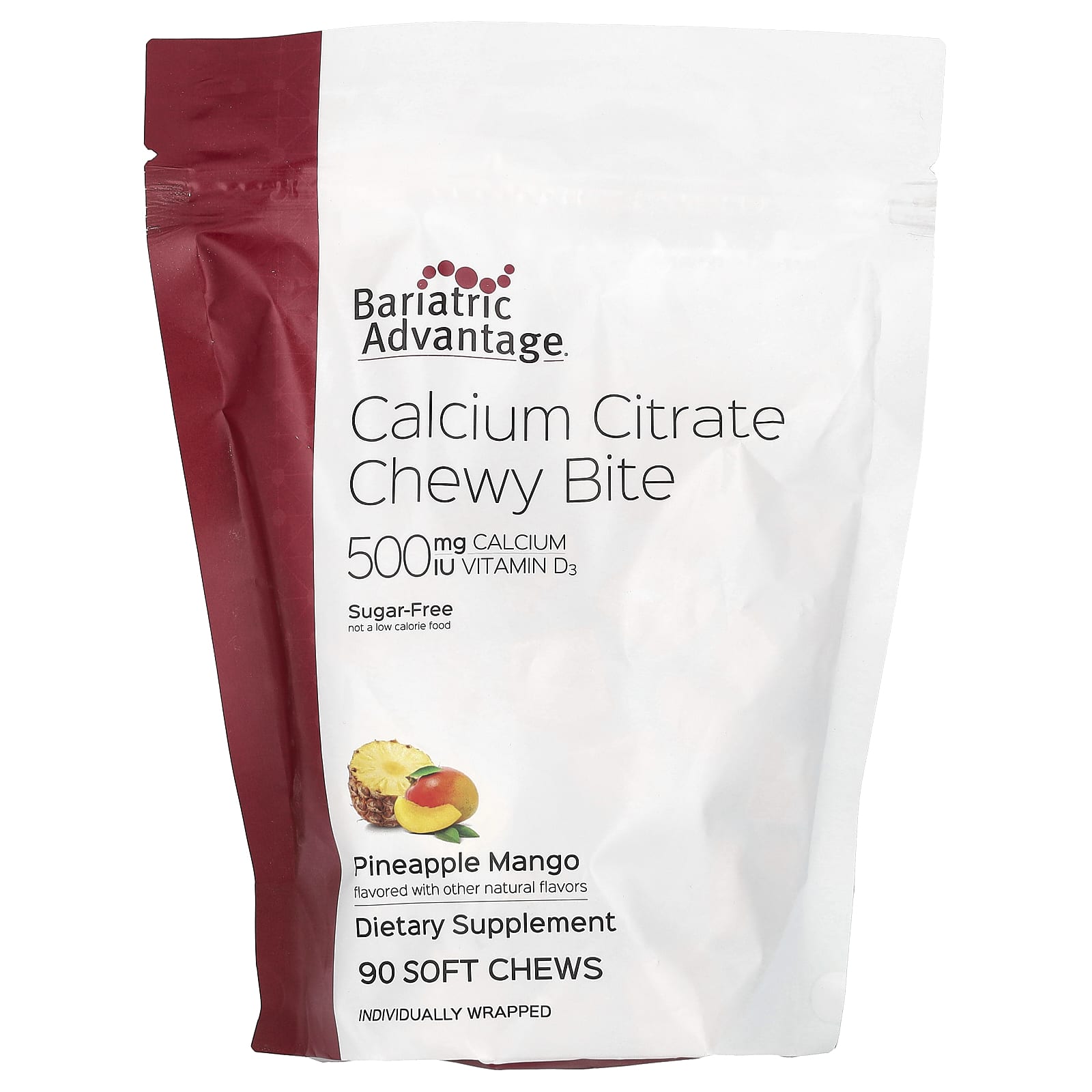 Bariatric Calcium Support for Gastric Patients, Sugar-Free Soft Chews - Image 1