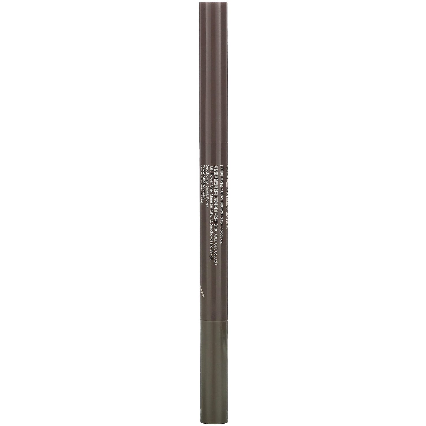 Missha, Perfect Eyebrow Styler, Gray Brown, 0.005 oz (0.15 g) - Image 2