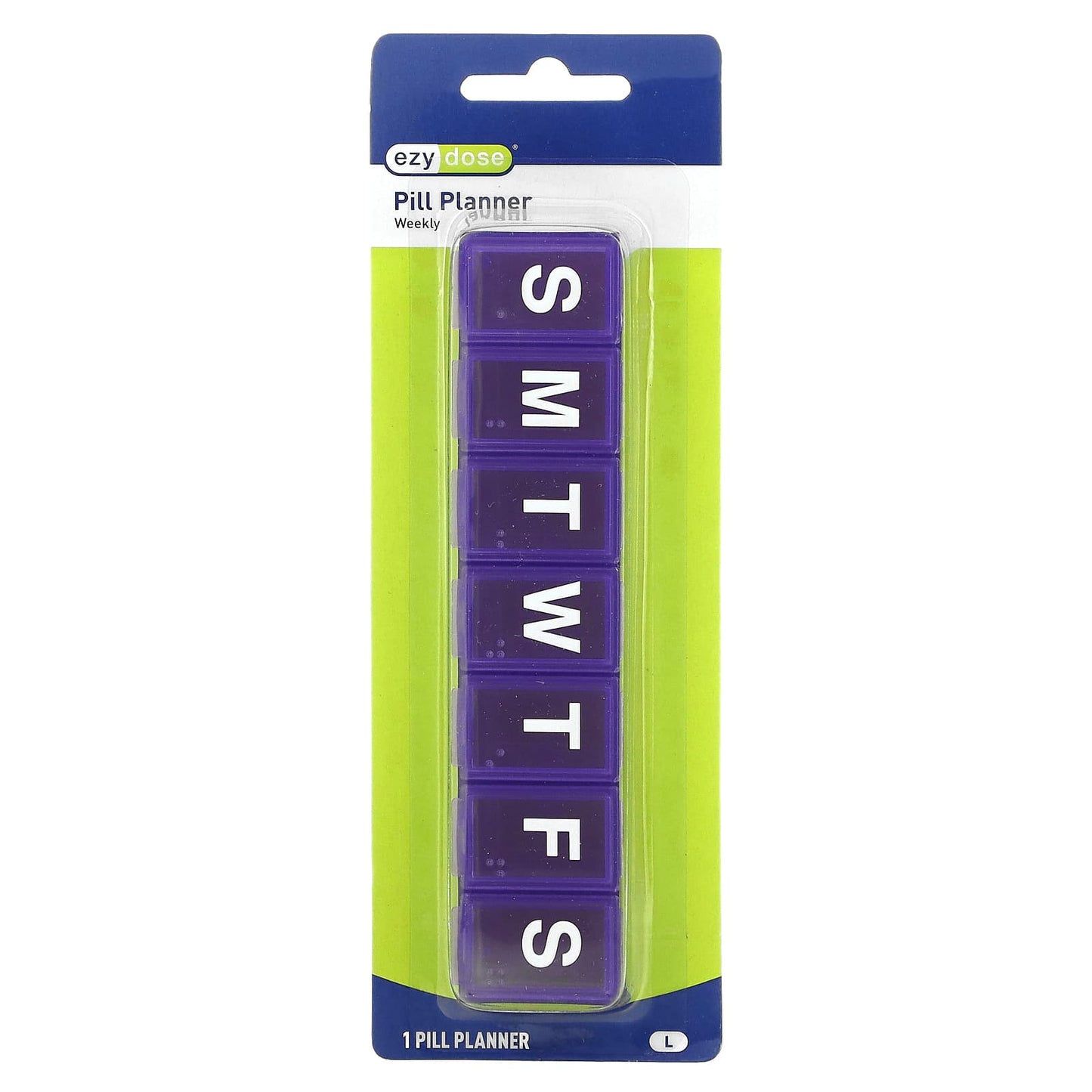 Large Weekly Pill Organizer by Ezy Dose, 1 Count - Image 1
