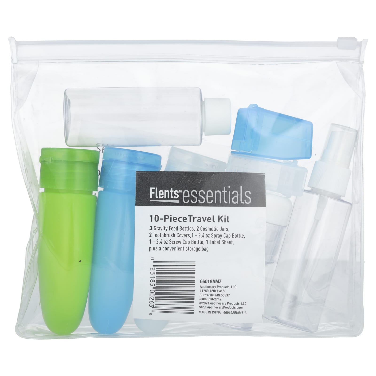 Flents 10-Piece Travel Kit, Perfect for Adventure Lovers - Image 2