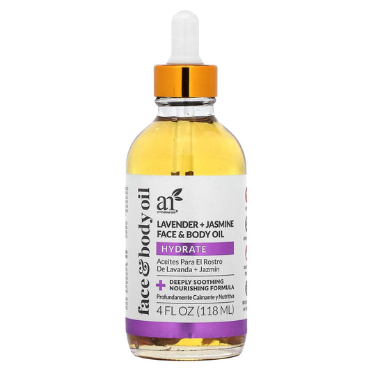 Lavender + Jasmine Face & Body Oil for Softer, Brighter Skin - 4 fl oz - Image 1