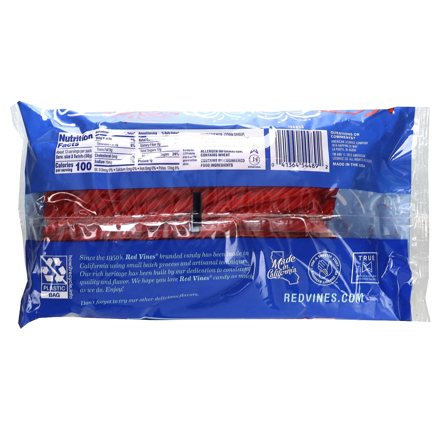 Red Vines, Twists, Original Red, 14 oz (397 g) - Image 2