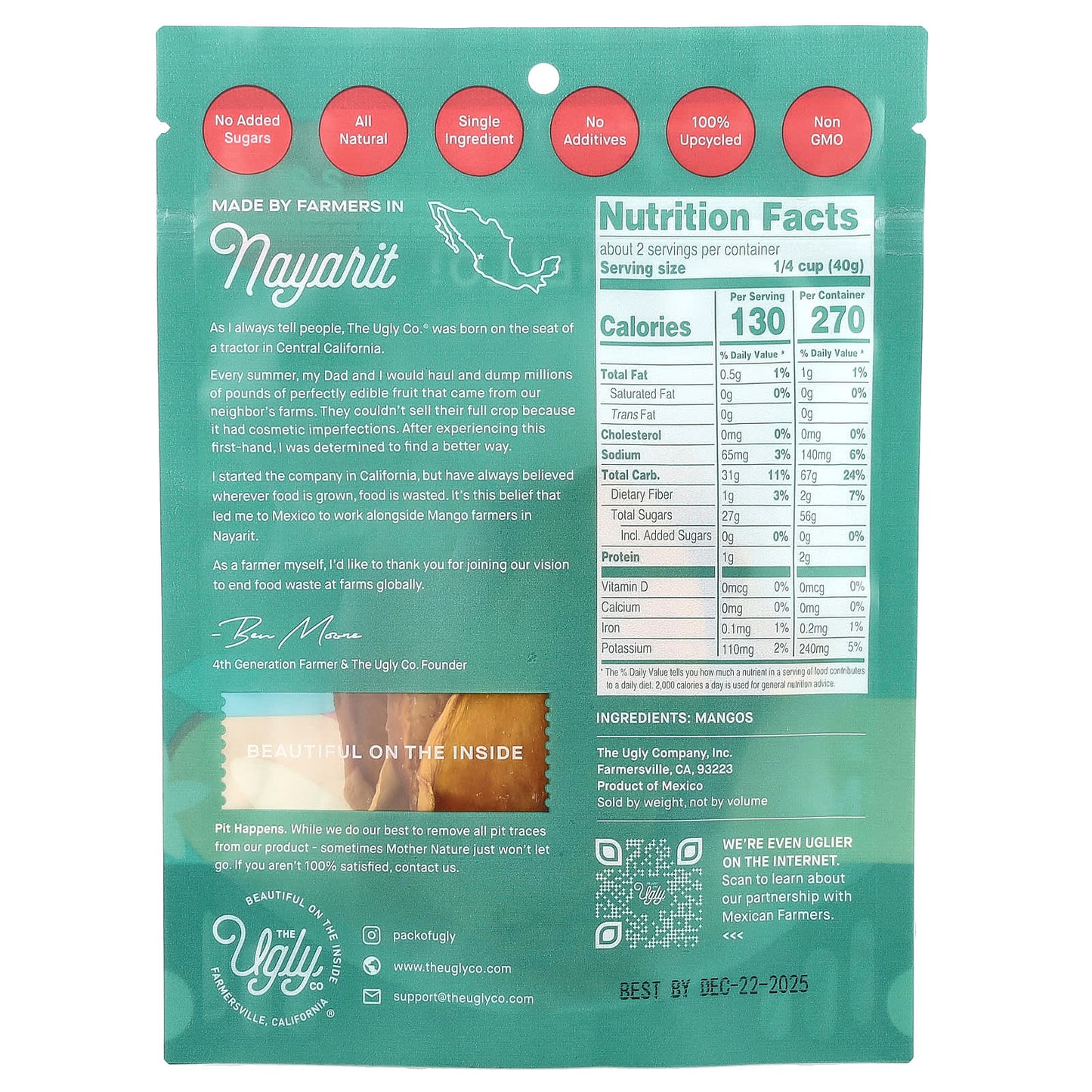 All-Natural Dried Mango Snack | Upcycled & Delicious - Image 2