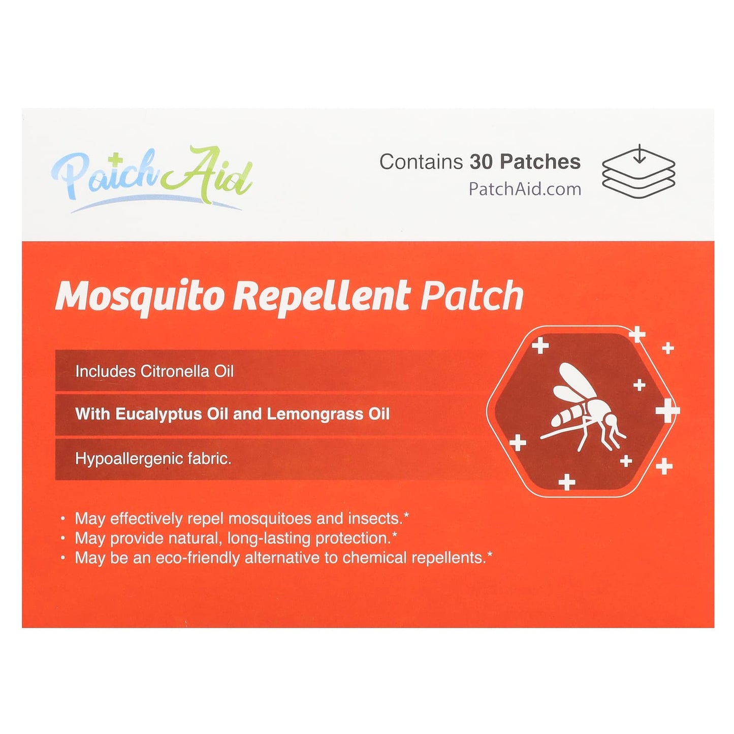PatchAid, Mosquito Repellent Patch, 30 Patches - Image 1