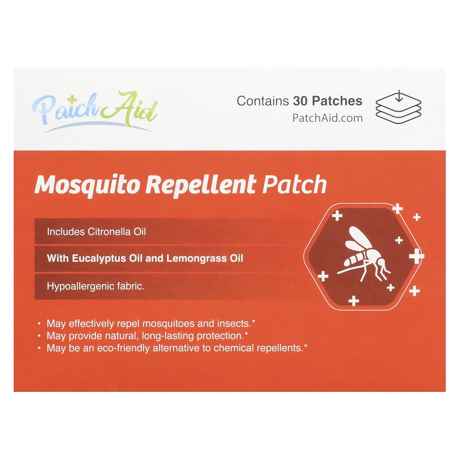 PatchAid, Mosquito Repellent Patch, 30 Patches - Image 1