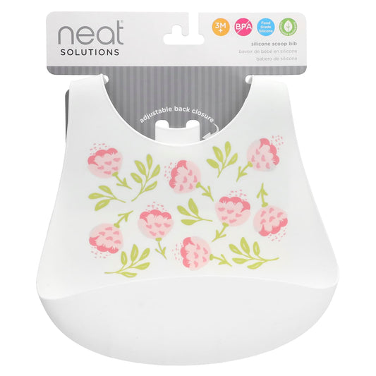 Neat Solutions, Silicone Scoop Bib, 3M +, 1 Count - Image 1