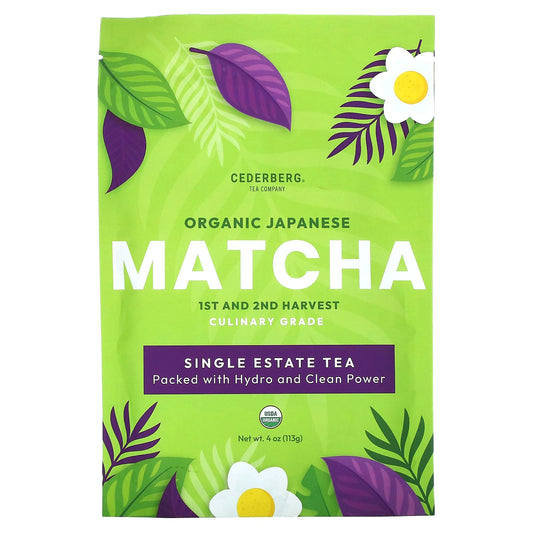 Organic Japanese Matcha Powder for Healthy Living - 4oz - Image 1