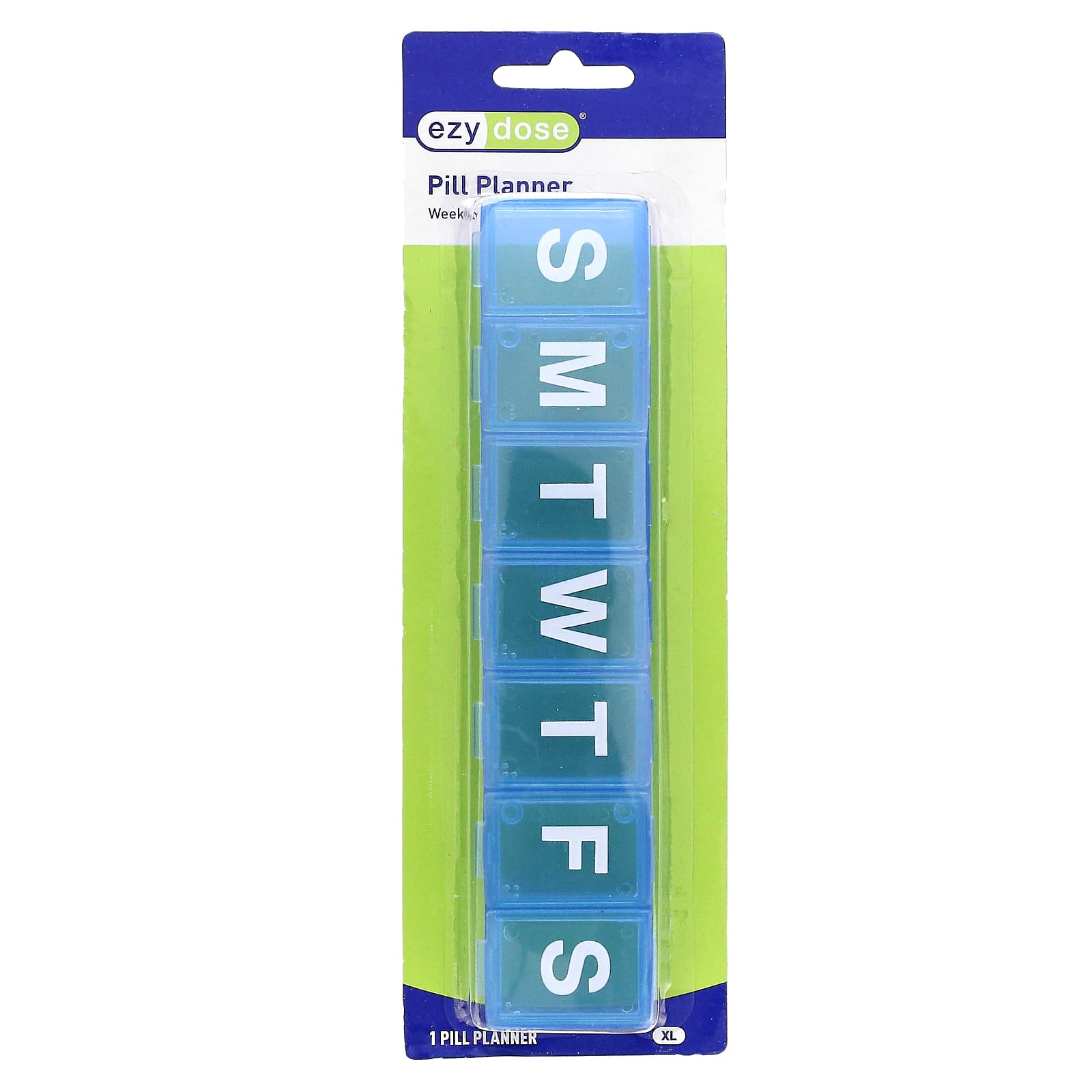 Weekly Pill Planner with Large Capacity - Ezy Dose - Image 1