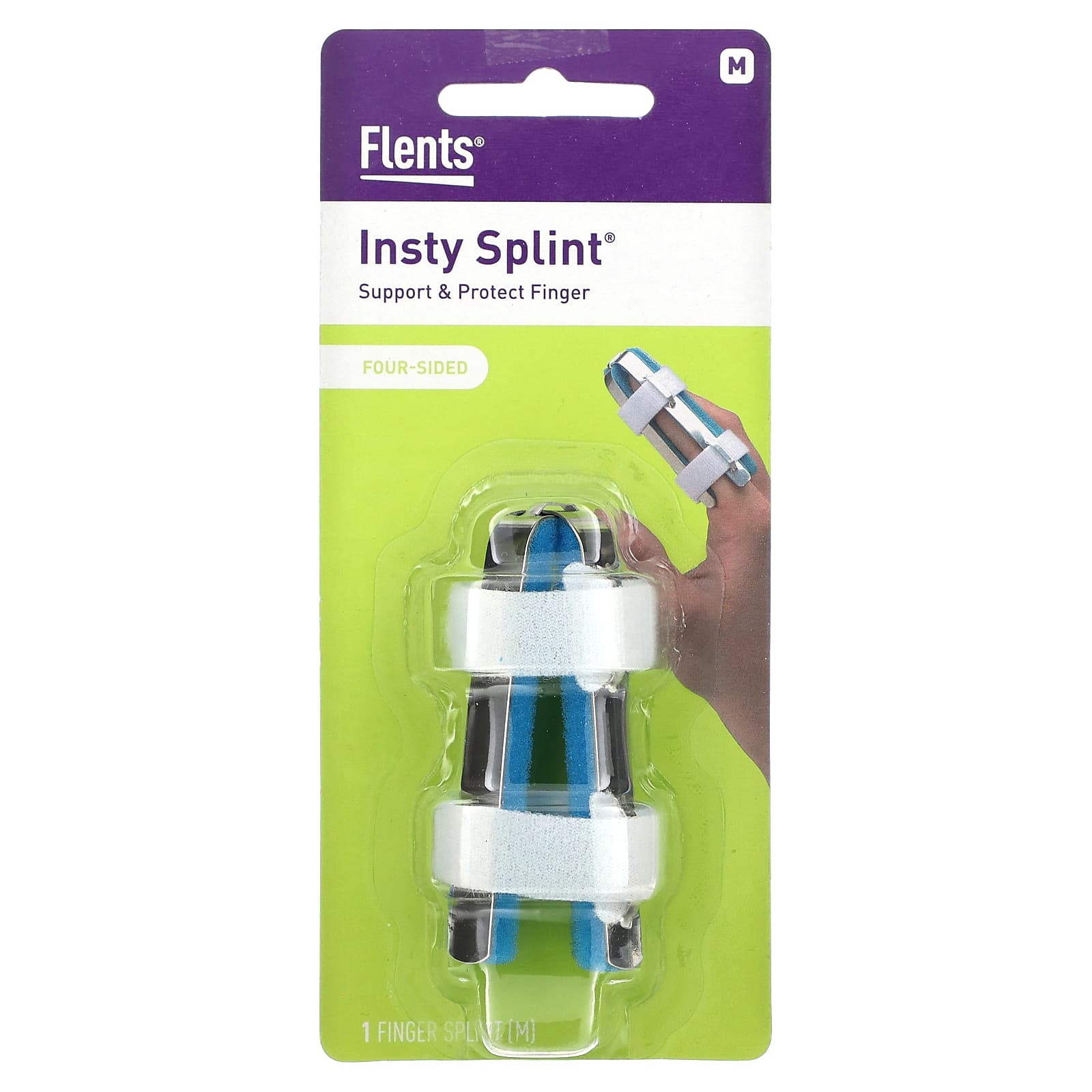 Flents Finger Splint for Injury Support & Protection - Image 1
