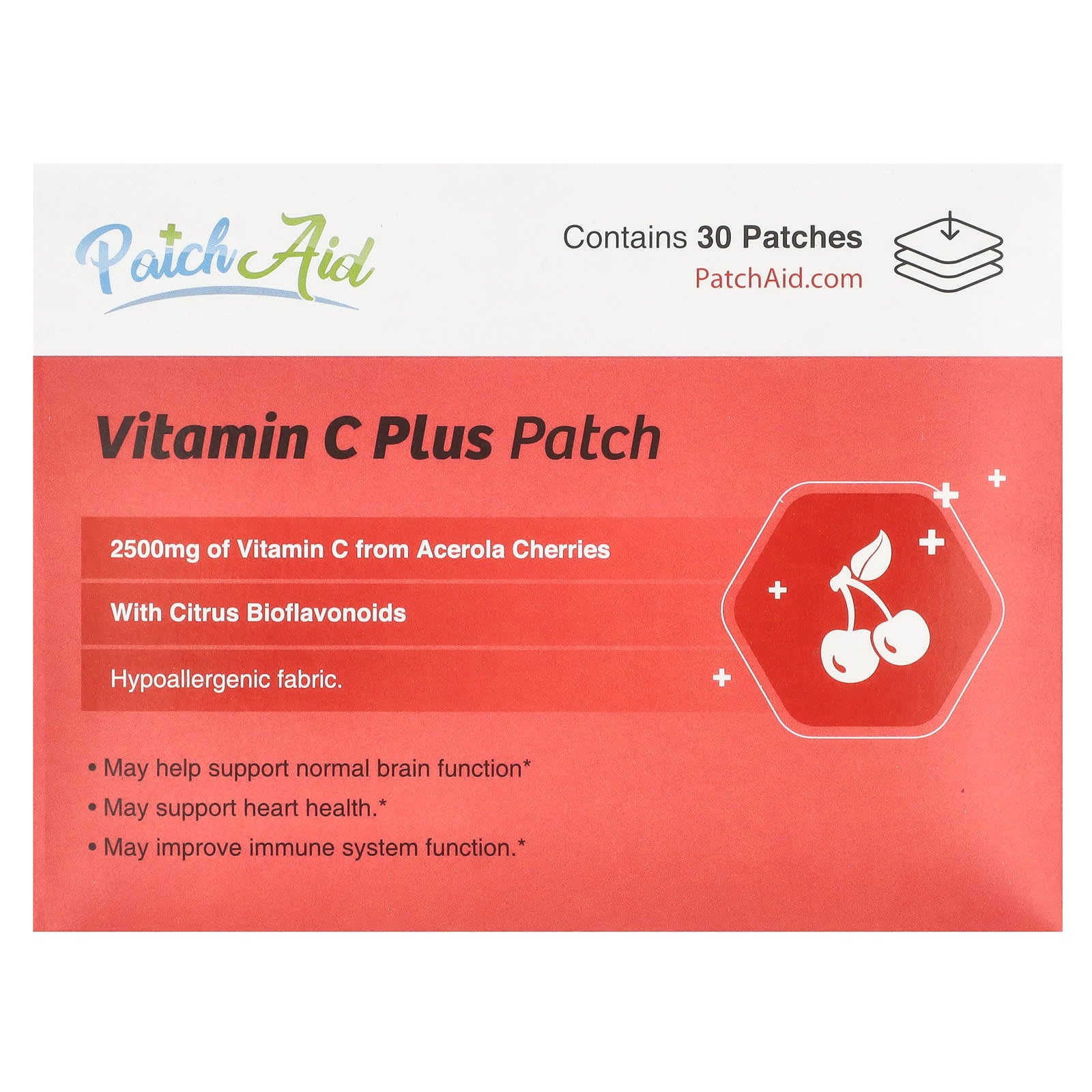 PatchAid, Vitamin C Plus Patch, 30 Patches - Image 1
