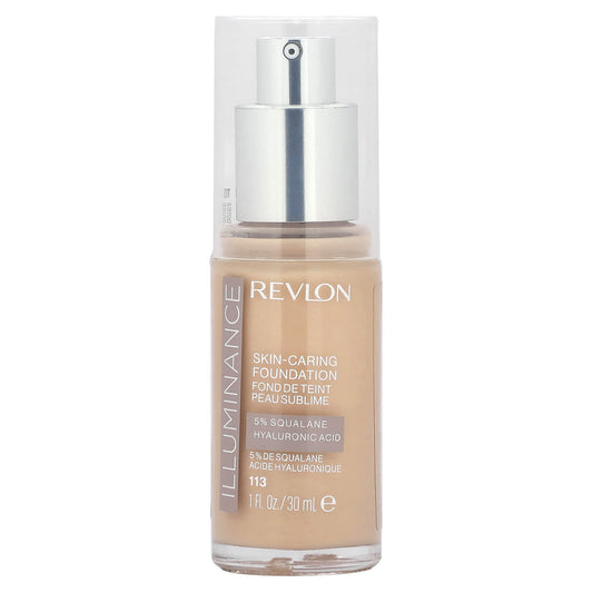 Revlon, Illuminance, Skin-Caring Foundation, 113 Ivory Beige, 1 fl oz (30 ml) - Image 1