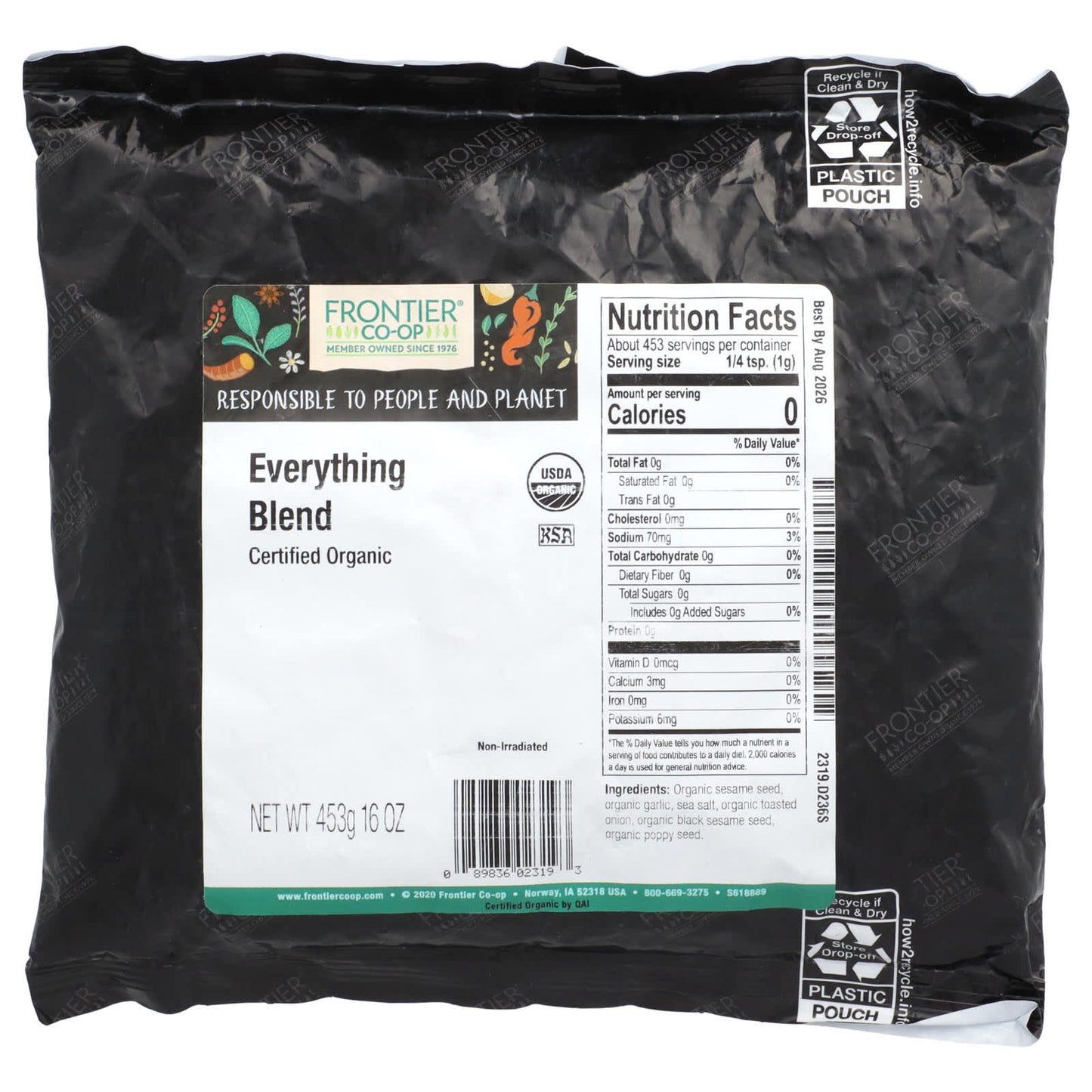 Organic Everything Blend by Frontier Co-op, 16 oz (453 g) - Image 2
