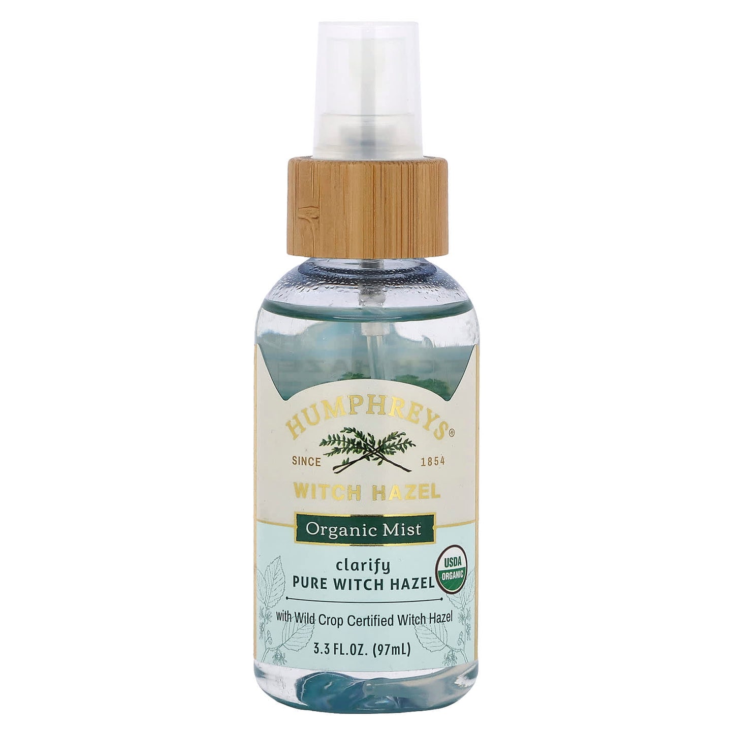 Soothe & Clarify with Humphreys Organic Witch Hazel Mist, 3.3 fl oz - Image 1