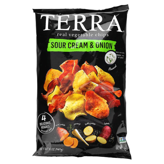 Terra, Real Vegetable Chips, Sour Cream & Onion , 5 oz (141 g) - Image 1