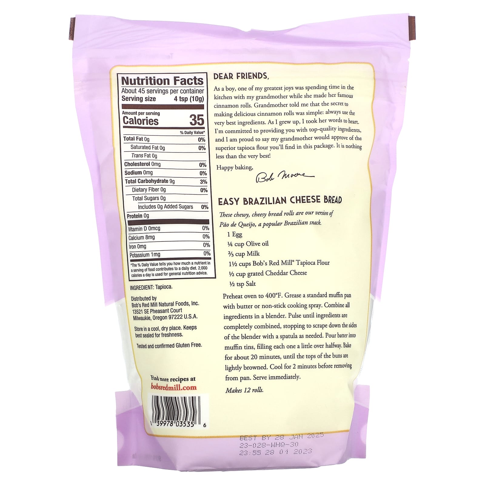 Tapioca Flour by Bob's Red Mill - Gluten-Free & Non-GMO - Image 2