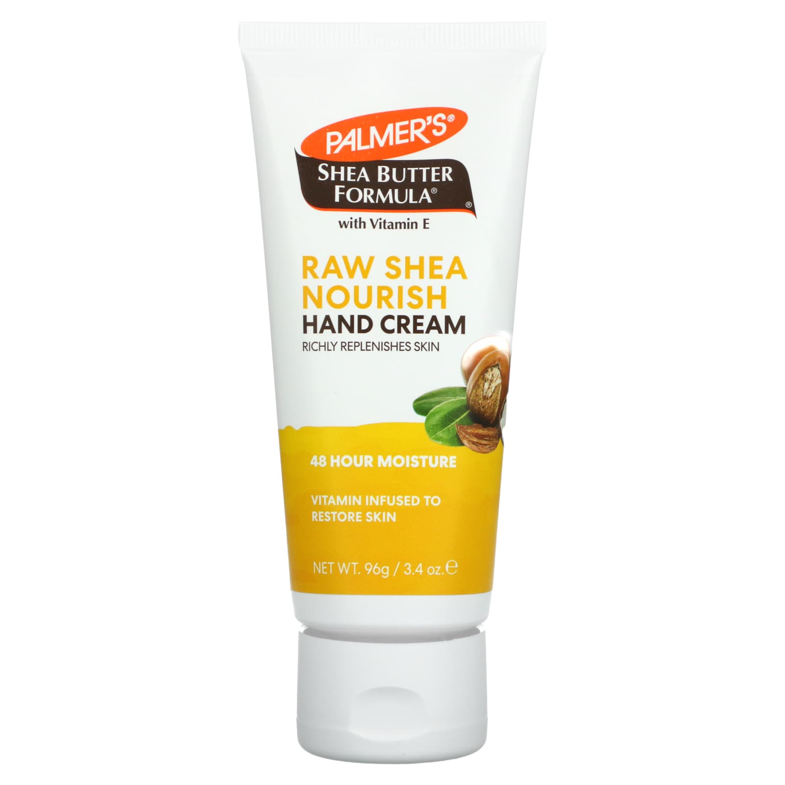 Palmer's, Shea Butter Formula® with Vitamin E, Raw Shea Nourish Hand Cream, 3.4 oz (96 g) - Image 1