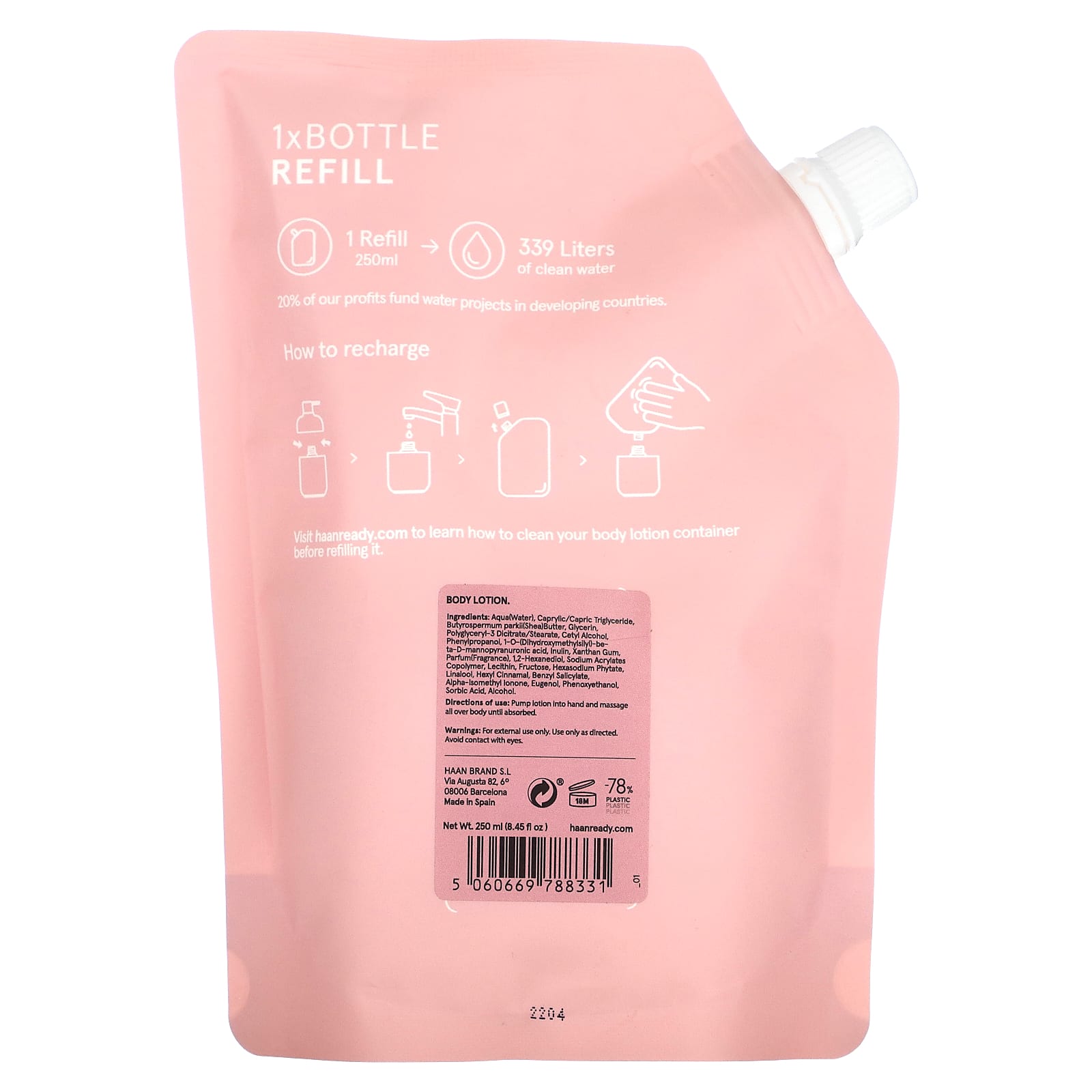 Nourishing Body Lotion Refill by Haan - Tales of Lotus - Image 2