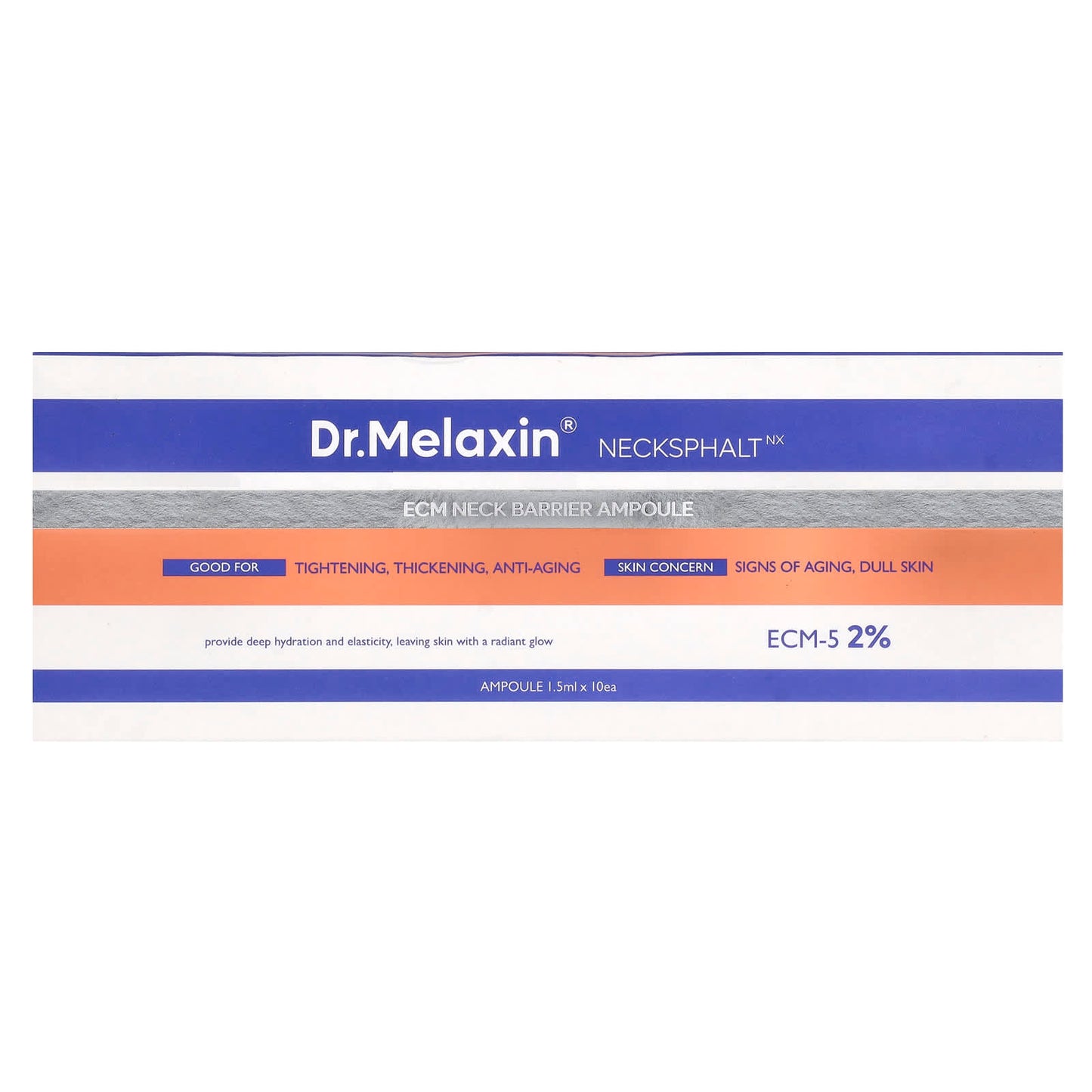 Dr. Melaxin ECM Neck Barrier Ampoule for Youthful Skin - 10 Count - Image 2