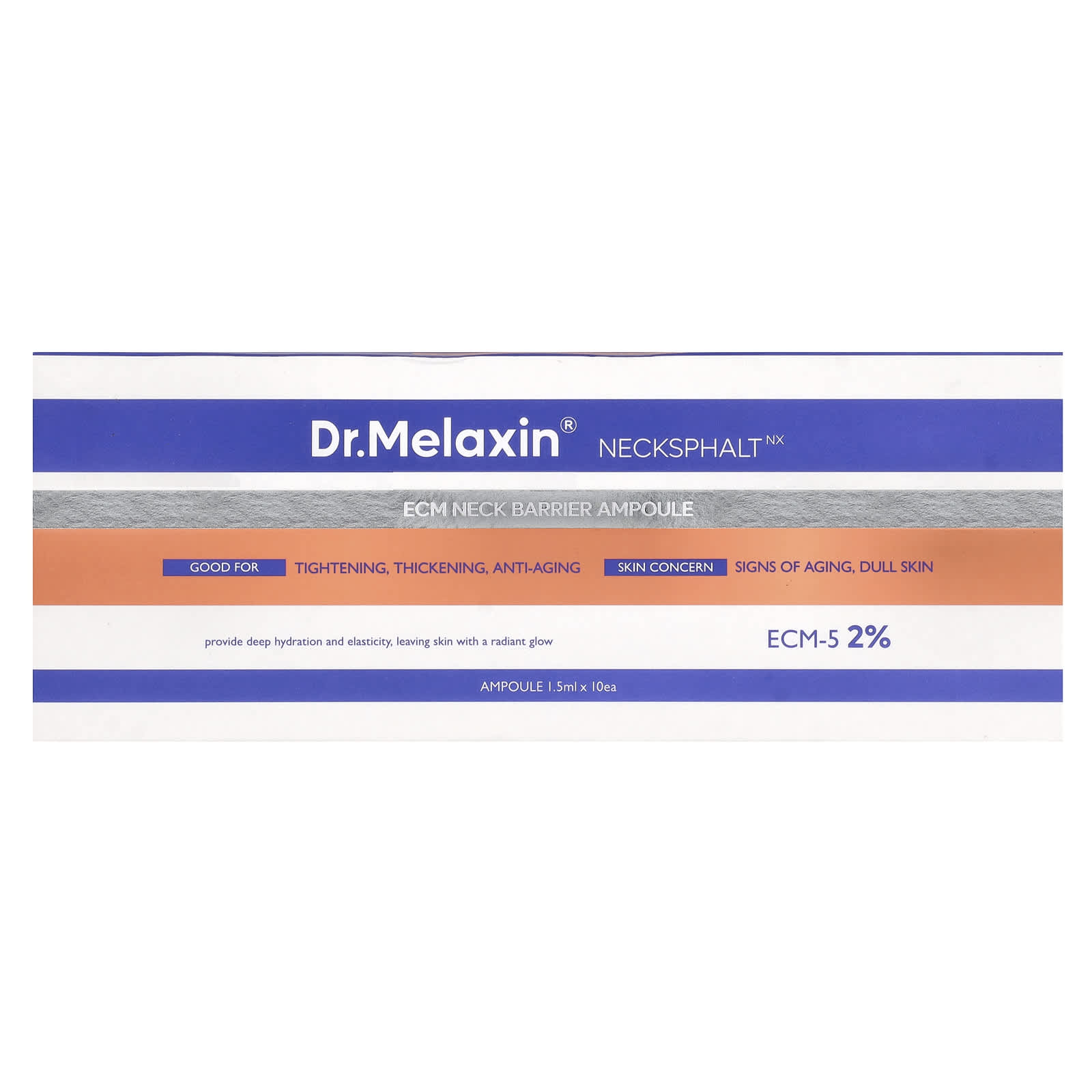 Dr. Melaxin ECM Neck Barrier Ampoule for Youthful Skin - 10 Count - Image 2