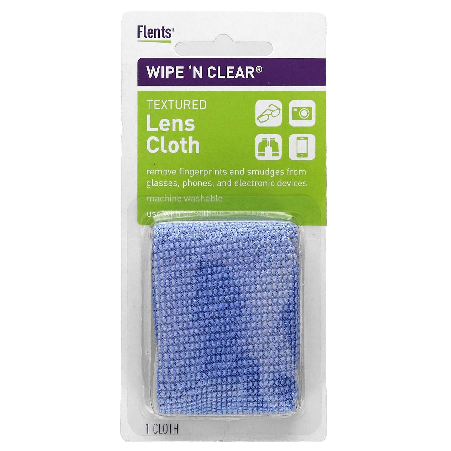 Microfiber Lens Cleaning Cloth by Flents - Safe & Effective - Image 1