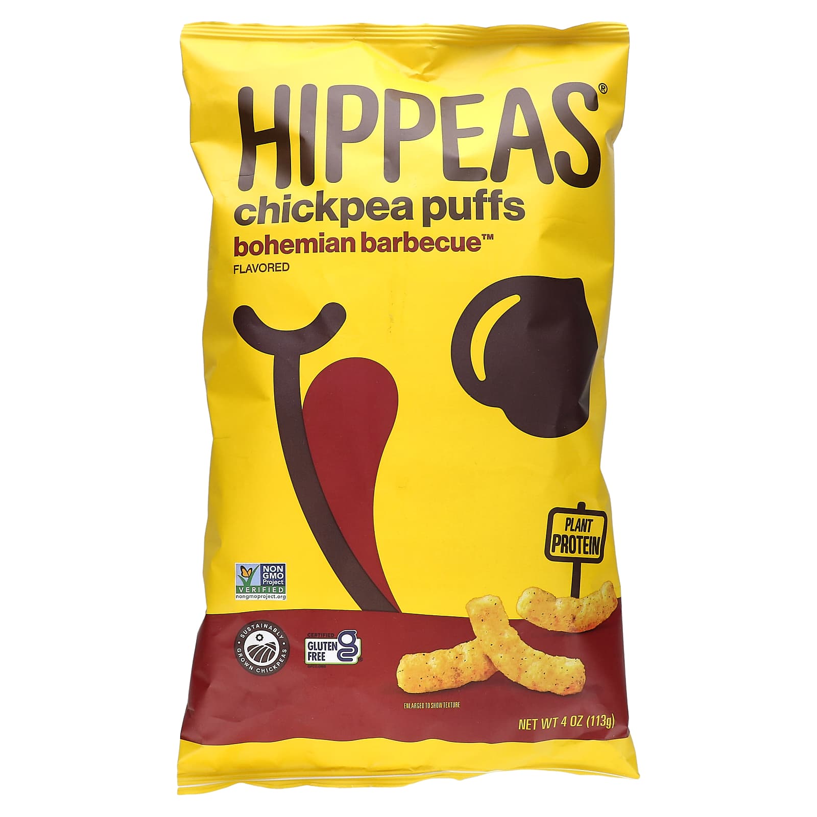 Sustainable Chickpea Puffs | Bohemian Barbecue Flavor, 4 oz - Image 1