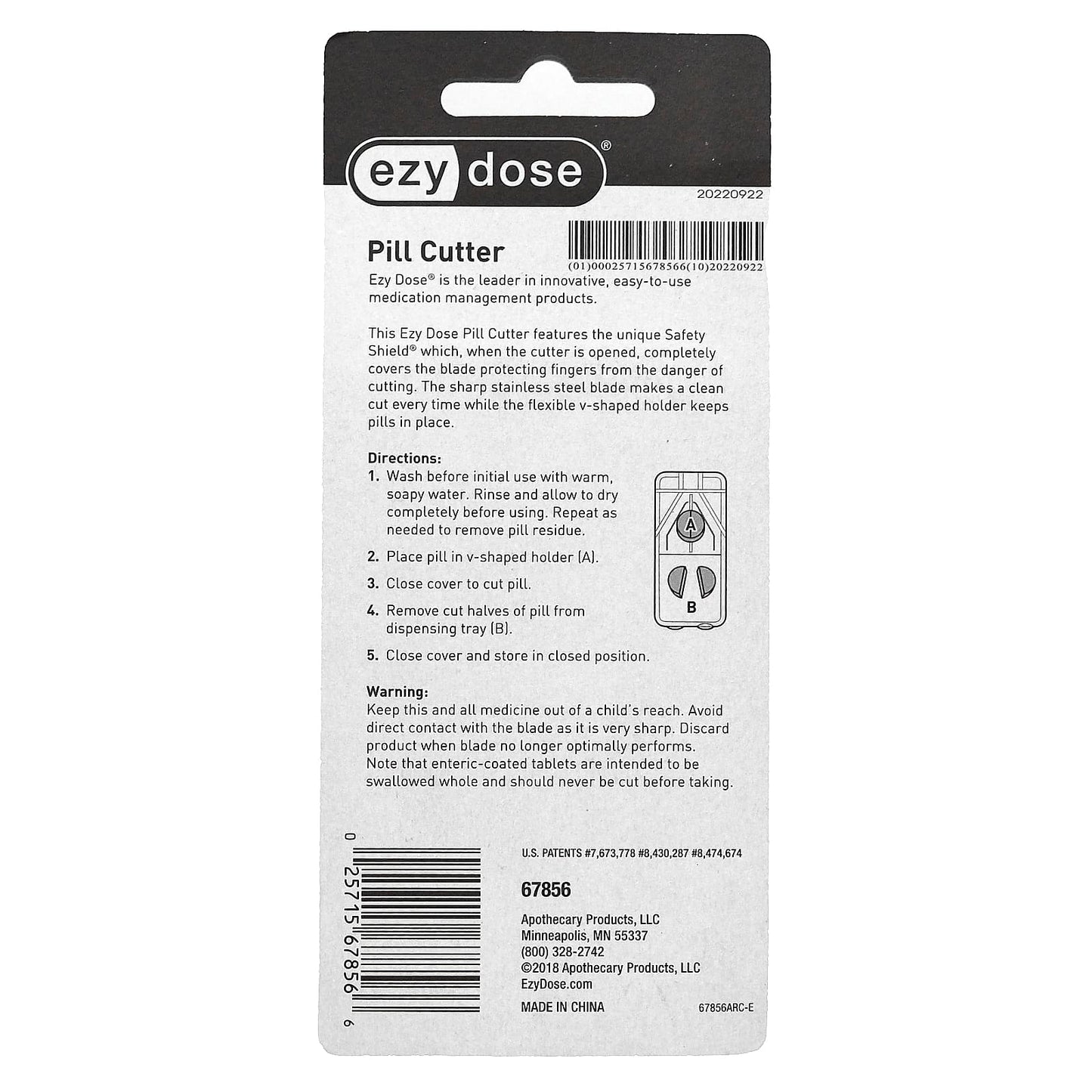 Ezy Dose Safety Shield Pill Cutter for Easy Medication Management - Image 2