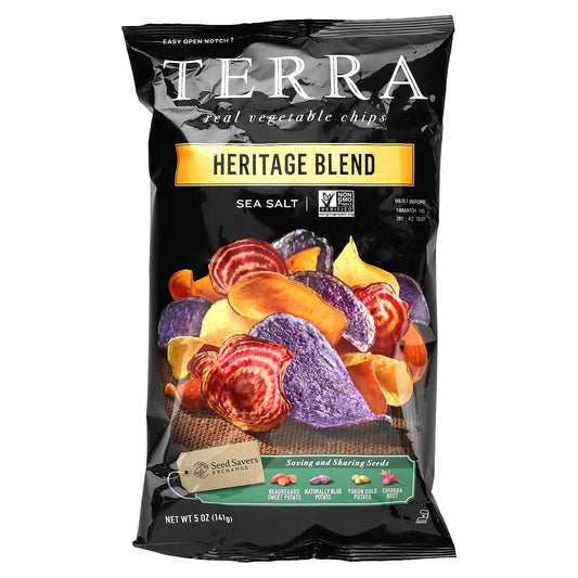 Terra, Real Vegetable Chips, Heritage Blend, Sea Salt, 5 oz (141 g) - Image 1