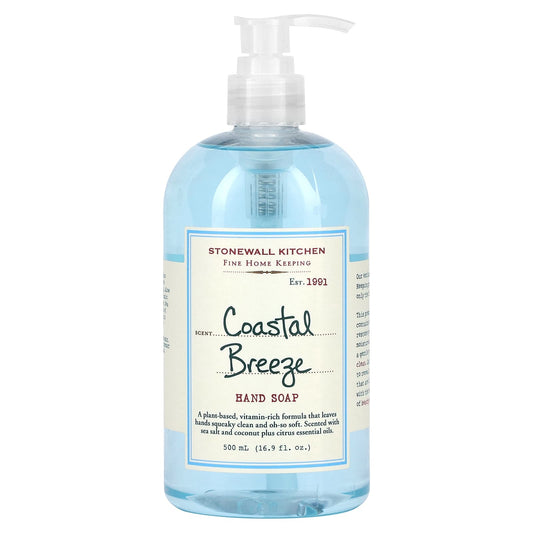 Stonewall Kitchen, Hand Soap, Coastal Breeze, 16.9 fl oz (500 ml) - Image 1