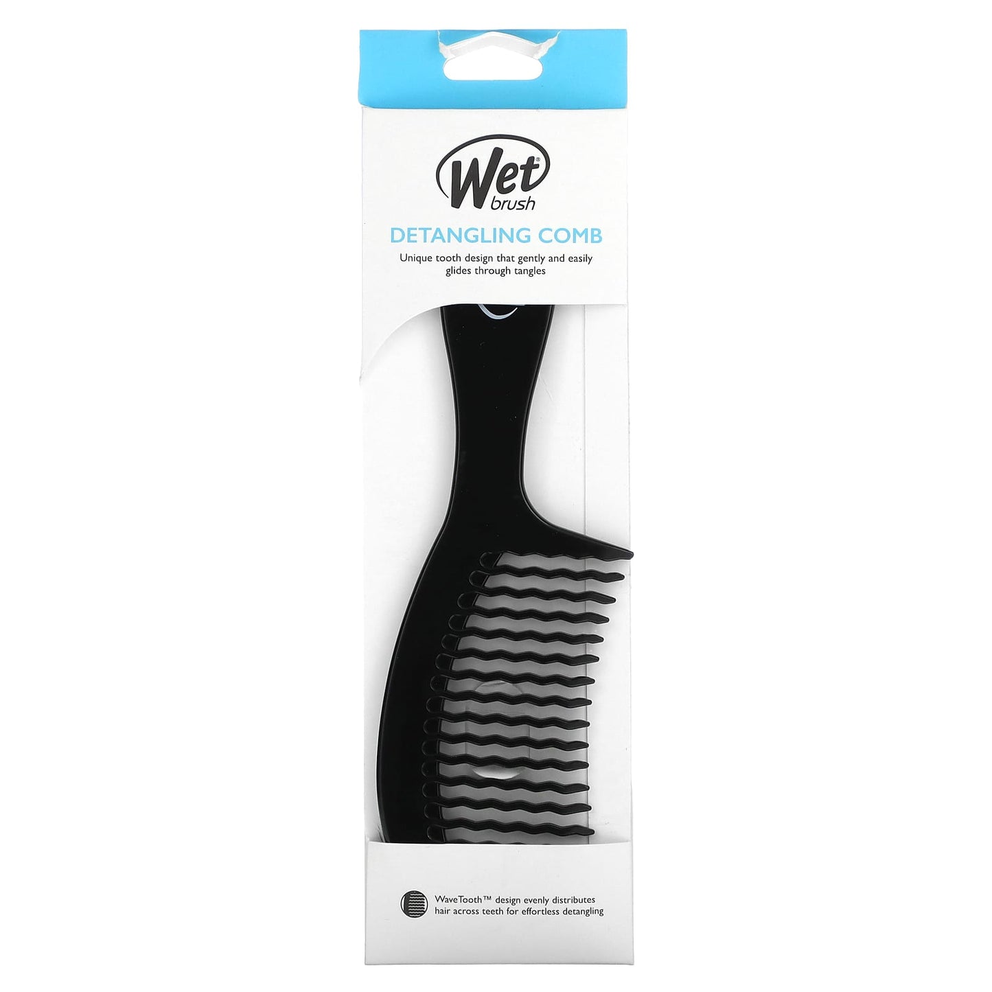 Wet Brush, Detangling Comb, Black, 1 Comb - Image 2