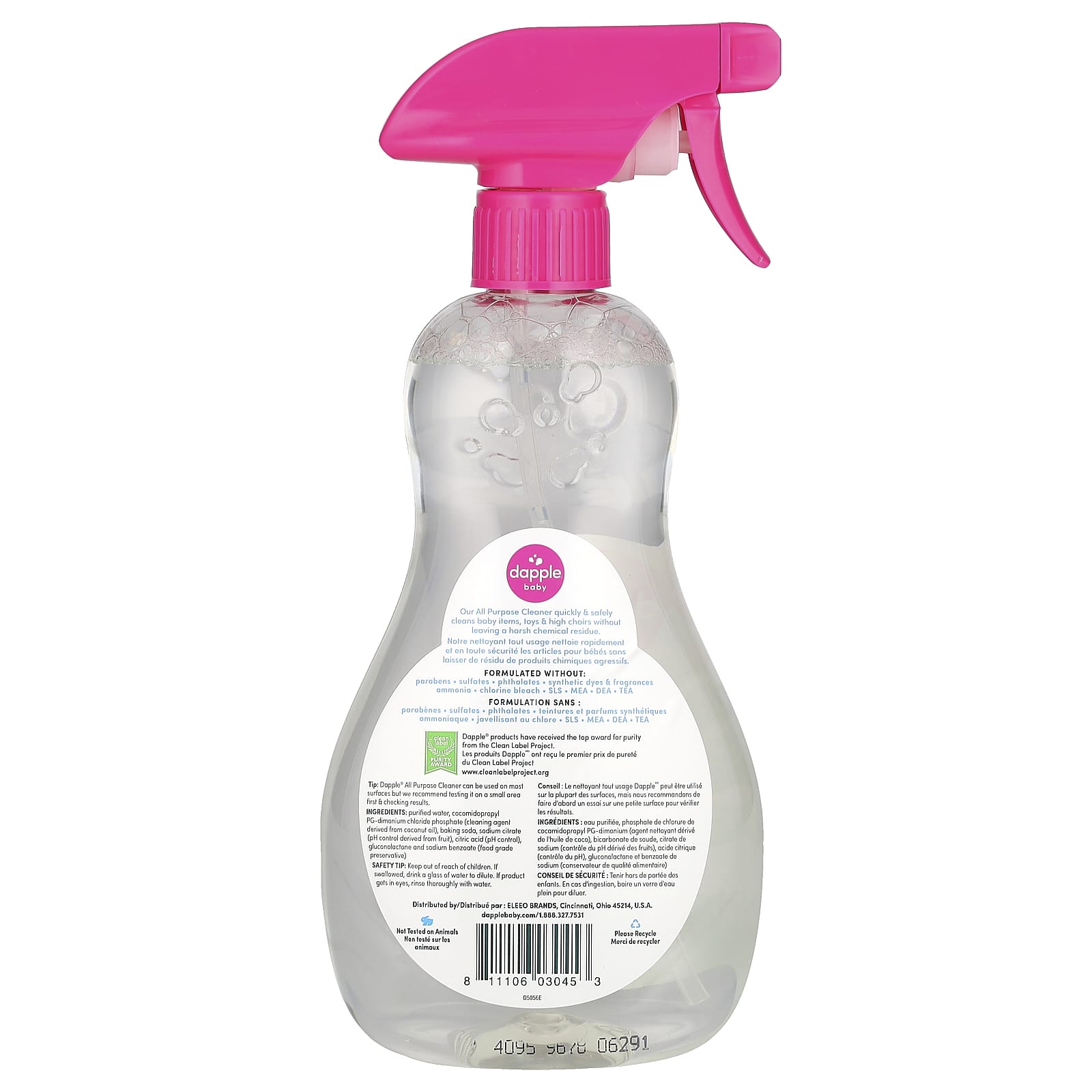 Eco-Friendly Baby All Purpose Cleaner, Fragrance Free - 16.9 oz - Image 2