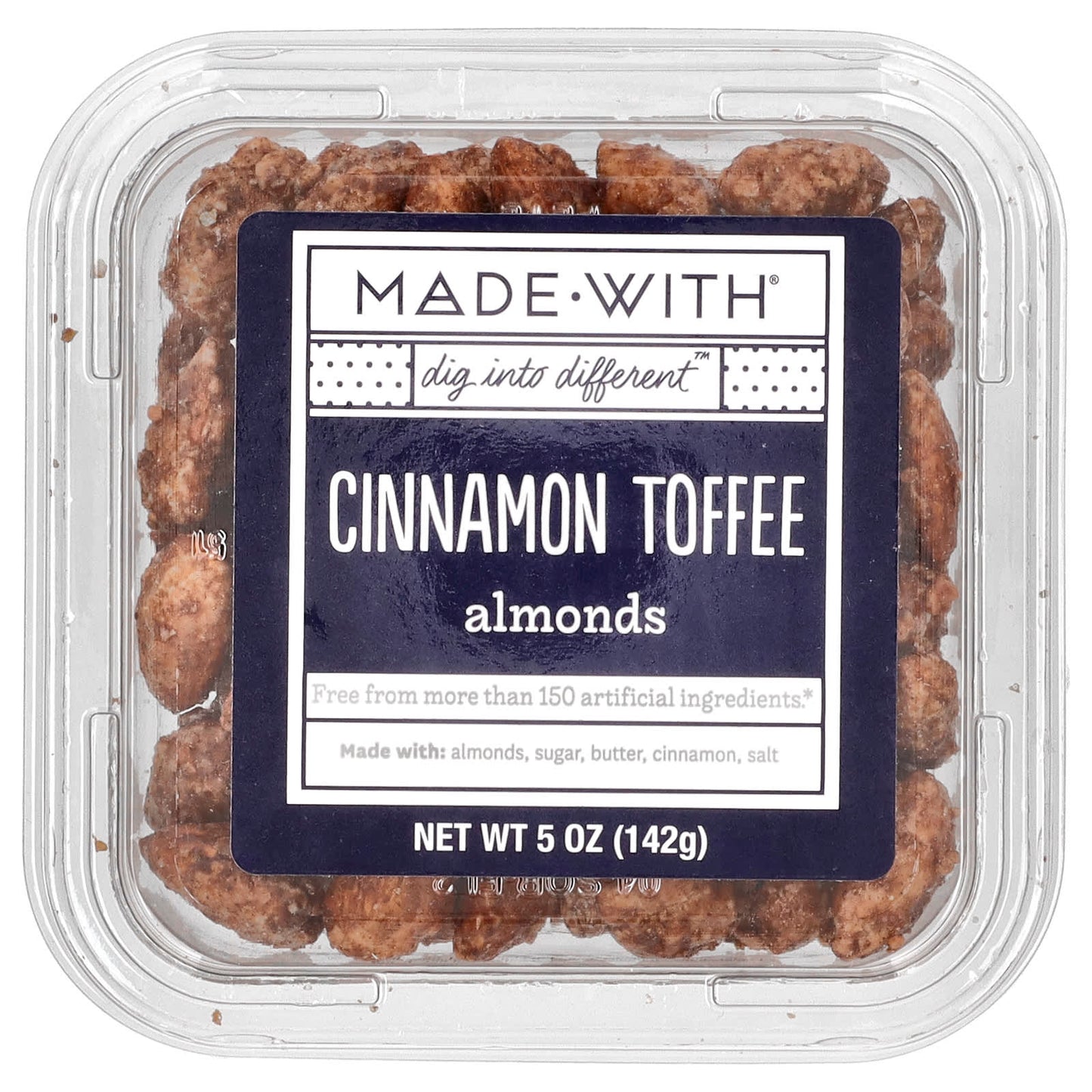 Made With, Cinnamon Toffee Almonds, 5 oz (142 g) - Image 1