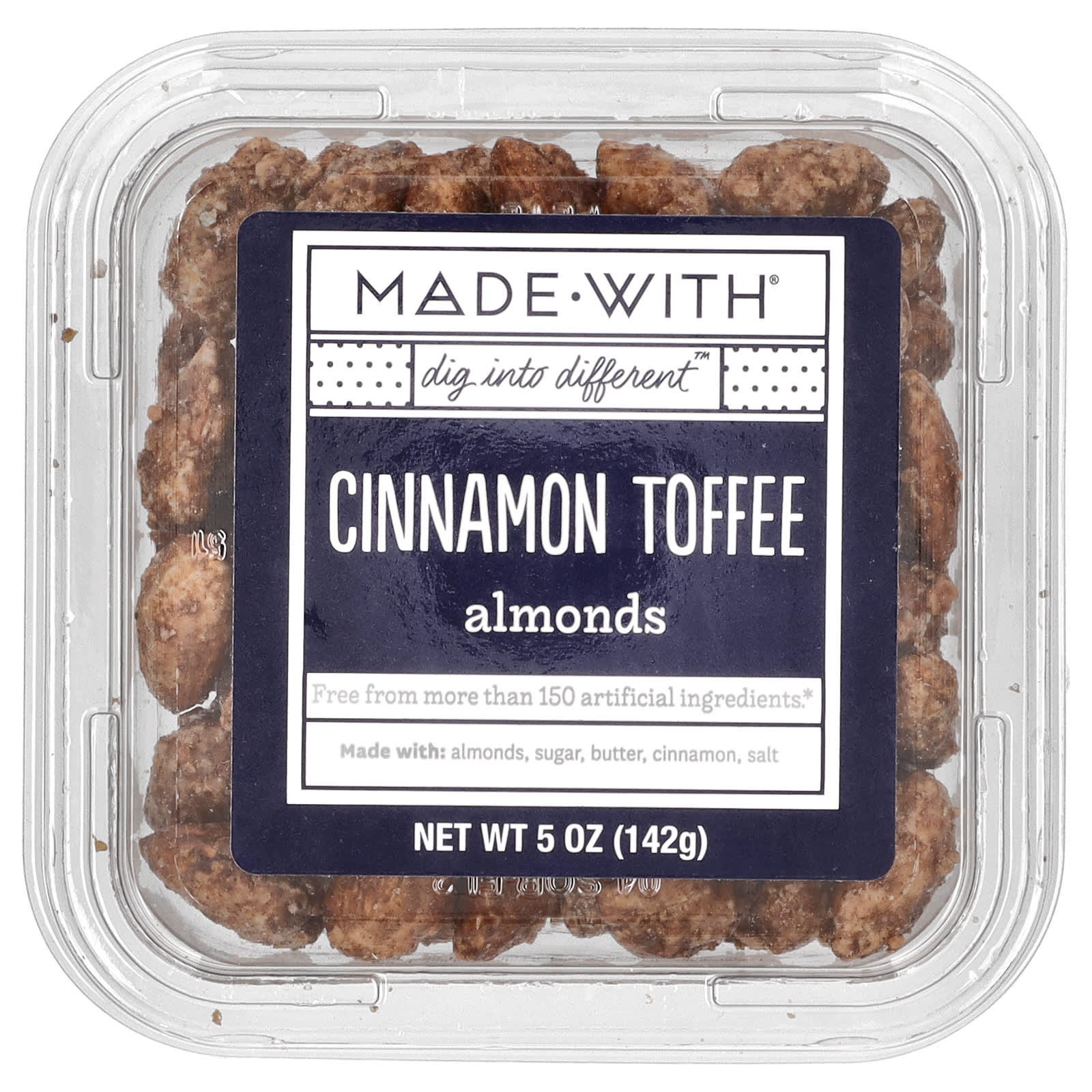 Made With, Cinnamon Toffee Almonds, 5 oz (142 g) - Image 1