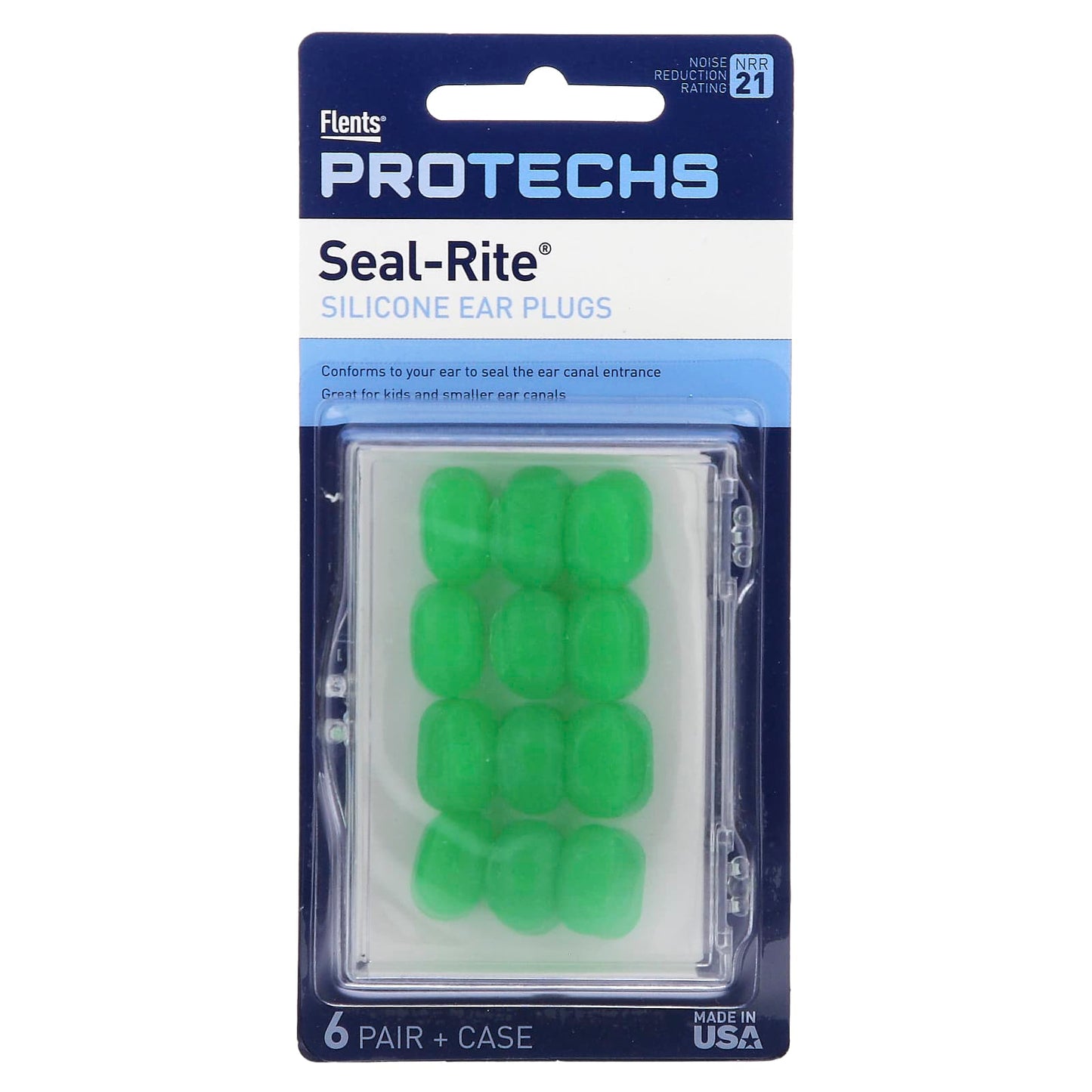 Ezy Dose Silicone Ear Plugs for Noise Reduction and Water Protection - Image 1