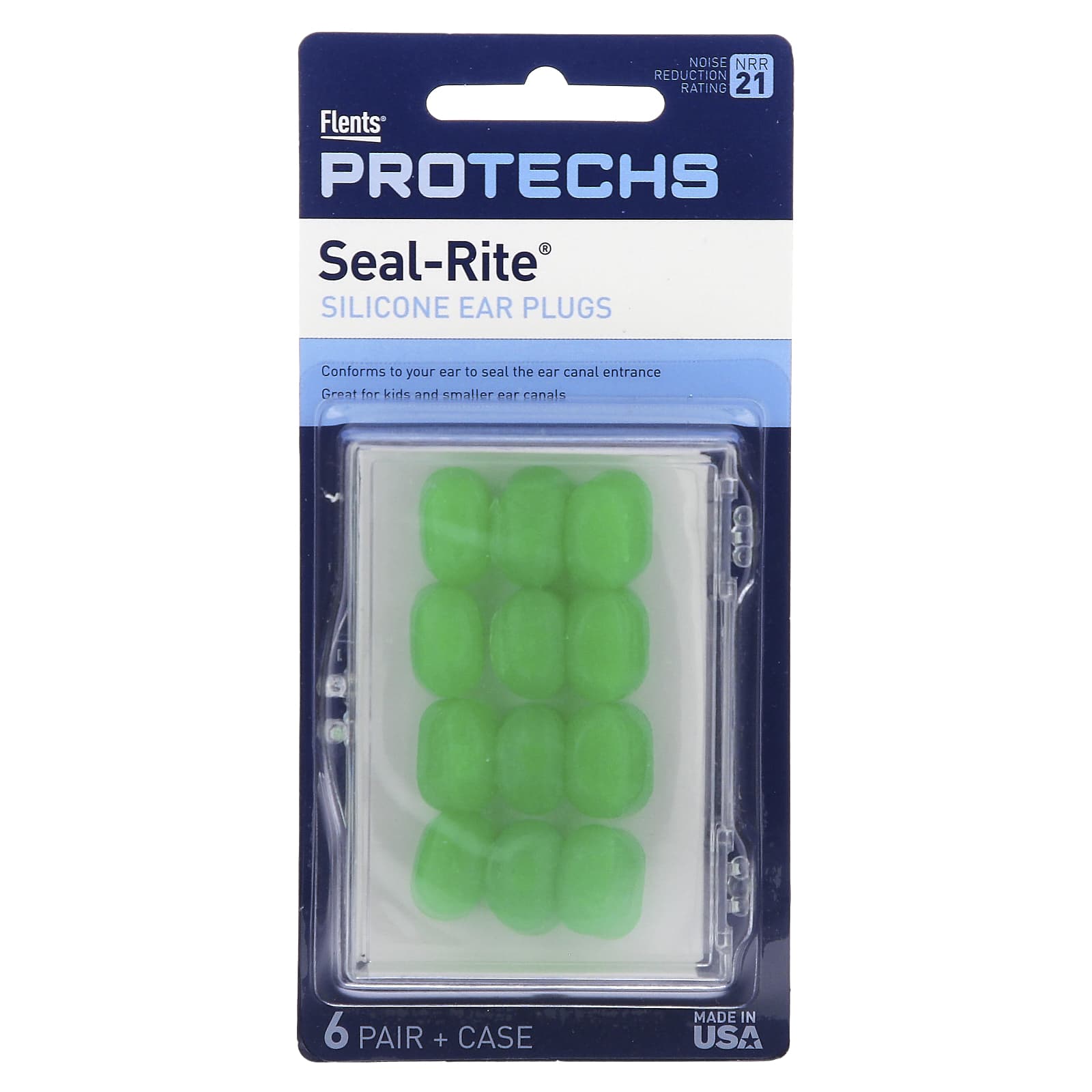 Ezy Dose Silicone Ear Plugs for Noise Reduction and Water Protection - Image 1