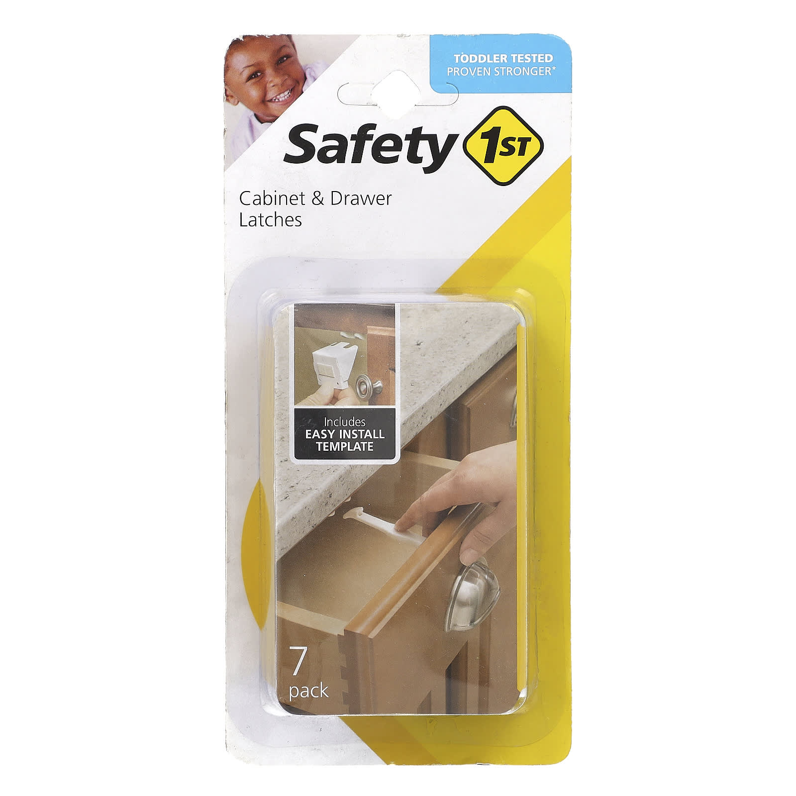 Safety 1st, Cabinet & Drawer Latches, 7 Pack - Image 1