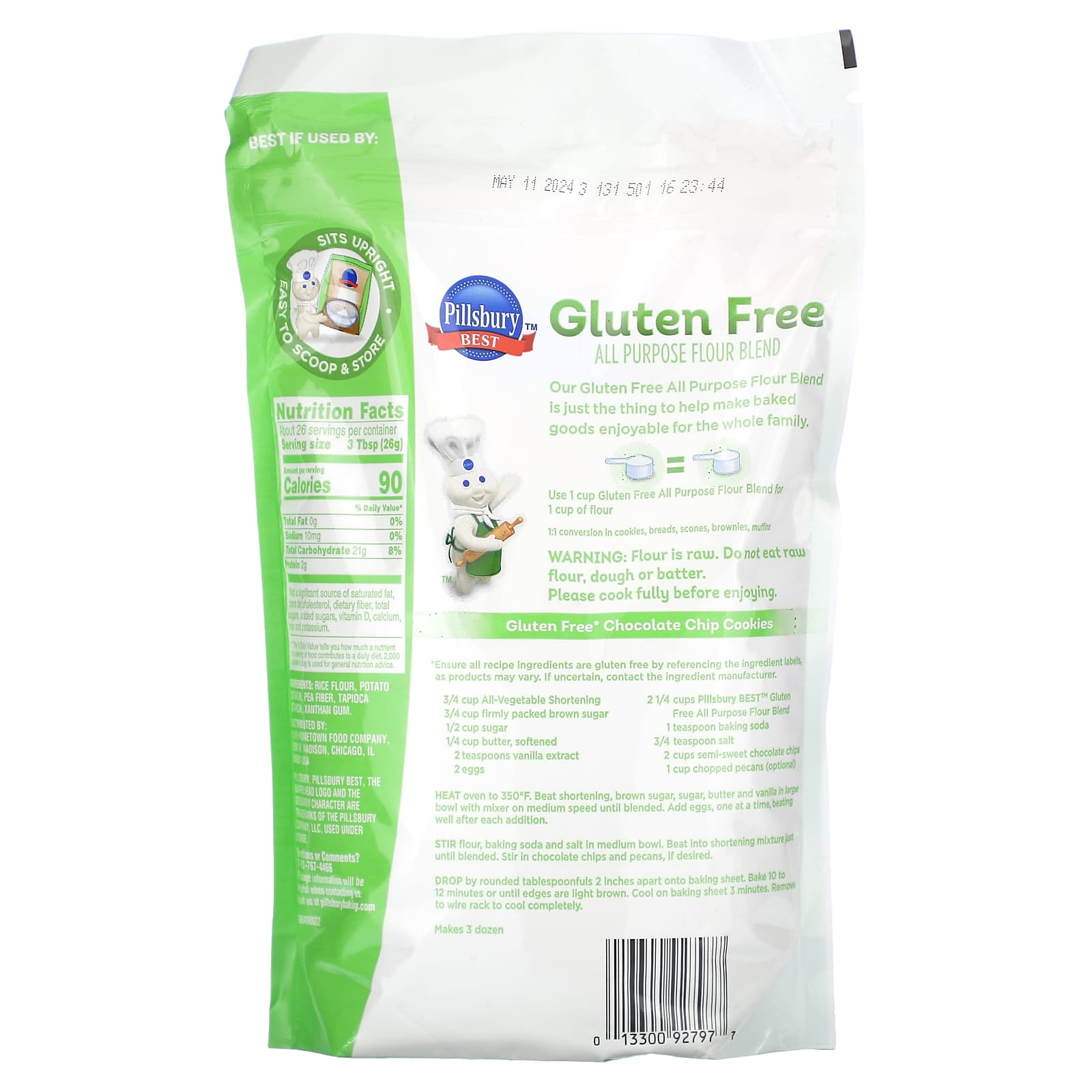 Pillsbury, All Purpose Flour Blend, Gluten Free , 1 lb 8 oz (680 g) - Image 2