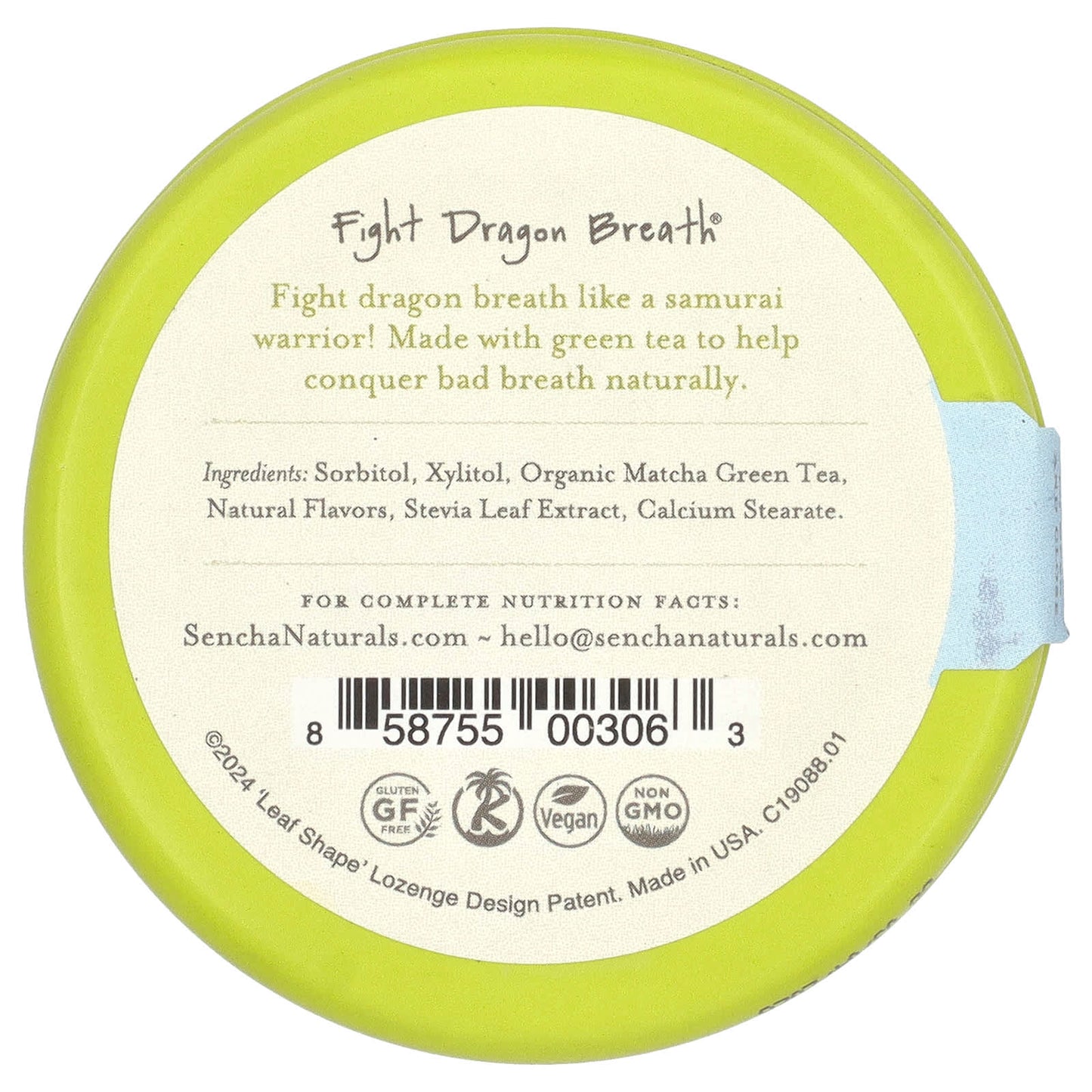 Sencha Naturals, Green Tea Mints, Blueberry Mint, 1.2 oz (35 g) - Image 2